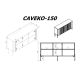 4. Komoda VERA 150x40x80 czarny mat