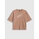 5. T-shirt regular z nadrukiem damski 4F 4FRSS26TTSHF3704-83S