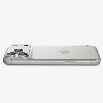 6. Szkło hartowane na aparat Spigen Optik Pro XL GLAS.TR EZ FIT na iPhone 18 Pro Max - srebrne