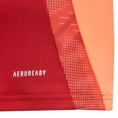 9. Bluza dla dzieci adidas Tiro 24 Competition Training Top czerwono-pomarańczowa IS1652