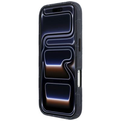 5. Etui Karl Lagerfeld Monogram logo MagSafe na iPhone 17 Pro - niebieskie