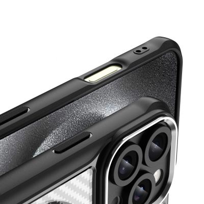 8. Etui silikonowe Leading Series MagSafe do iPhone 16 Pro Max - czarne