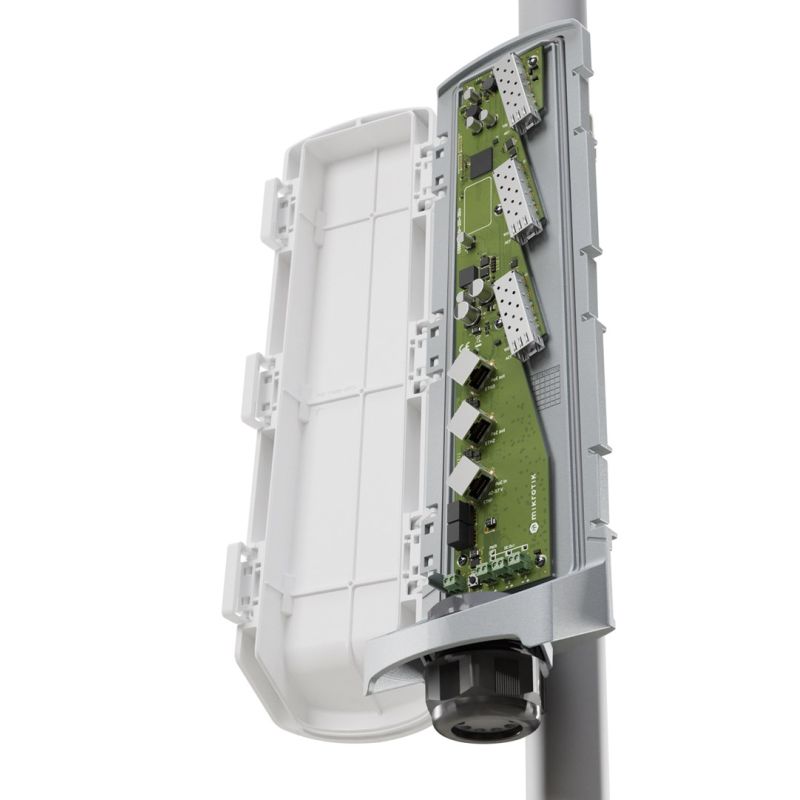 4. Mikrotik CSS606-1G-2Gi-3S+OUT Gigabit Ethernet 57 V