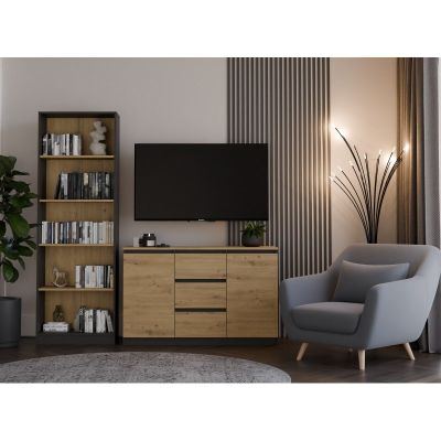 6. KOMODA 2 DRZWI 3 SZUFLADY ANT/ART BLAT ARTISAN KPL