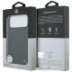 8. Etui Mercedes Leather Large Laurel Leave MagSafe na iPhone 17 Pro Max - czarne