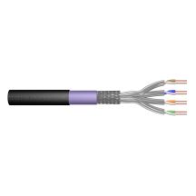 Digitus Kabel instalacyjny zewnętrzny suchy kat.7, S/FTP, AWG 23/1, PE, 1000m, czarny, szpula