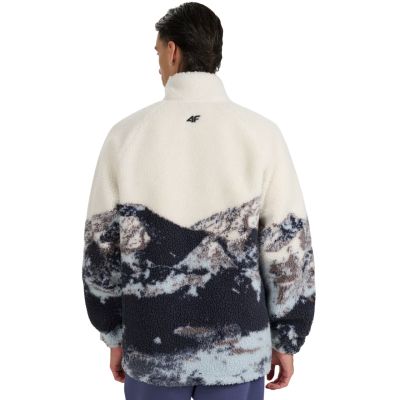 5. Bluza polarowa 4F U351 multikolor allover 4FWAW25TFLEU351 90A