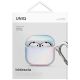 4. Etui UNIQ Iridescia na AirPods 4 Hang Case - holo biał