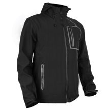 MENS JACKET SOFTSHELL STR_027_BLACK_M