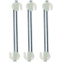 ŚLEDZIE DO NAMIOTU 20,5CM KPL. 6SZT METAL PLASTIK ŚWIECĄCE W NOCY CAMP ACTIVE