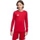 Koszulka dla dzieci adidas Entrada 26 Long Sleeve Jersey czerwona KF5878