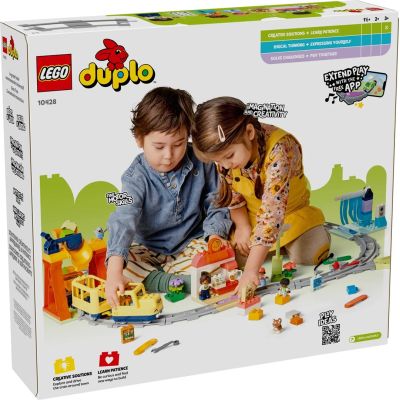 13. LEGO DUPLO 10428 Duży interaktywny pociąg miejski