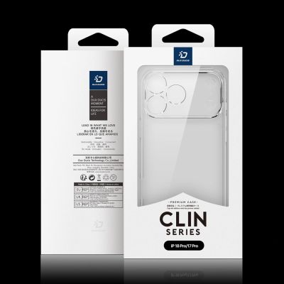 10. Etui Dux Ducis Clin na iPhone 18 Pro / 17 Pro - przezroczyste