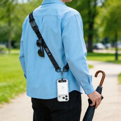 5. Smycz do telefonu Tech-Protect C9S Rope Crossbody - czarna
