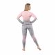 19. Bielizna termoaktywna Spokey Flora Set Lady Termo SM VT W 6114300000 szaro-różowa