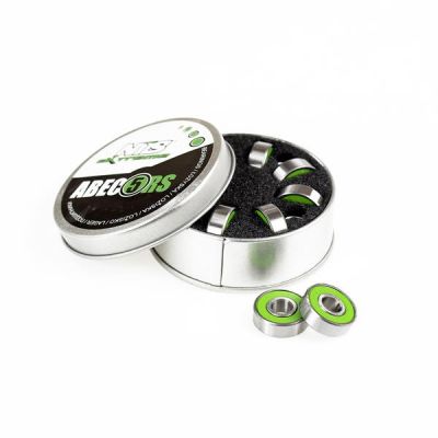 10. Łożyska Nils Extreme Zielony CARBON 8 szt. ABEC-5 RS  16-31-020