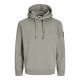 3. Jack&Jones męska bluza z kapturem JJCLEVELAND SWEAT HOOD SN 12298441 VETIVER