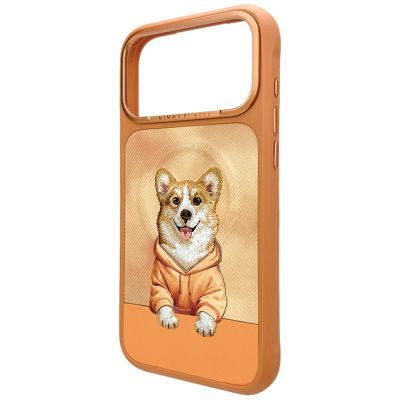 2. Etui Nimmy Gentle Pets Series Dog MagSafe na iPhone 17 Pro - pomarańczowe