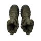 3. Lee Cooper buty zimowe damskie khaki ocieplane botki na zamek