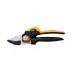 4. Fiskars X-Series P941 Nożyce ogrodowe Kowadło Czarny, Pomarańczowy