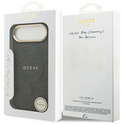 8. Etui Guess 4G PU Classic Logo MagSafe na iPhone 17 Air - czarne