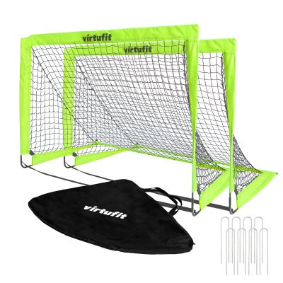 17. VIRTUFIT ZESTAW SKŁADANYCH BRAMEK DO PIŁKI NOŻNEJ - BRAMKI DO PIŁKI NOŻNEJ - 120 X 90 CM