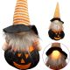 7. FIGURKA DEKORACYJNA NA DYNI 35CM LED HALLOWEEN CZARNY