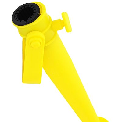 5. BAZA MOCOWANIE DO PARASOLA PLASTIKOWA WKRĘCANA 39CM ŻÓŁTA