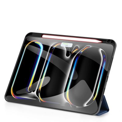 13. Etui Dux Ducis Domo z klapką i smart sleep na Xiaomi Pad 6 / 6 Pro - niebieskie