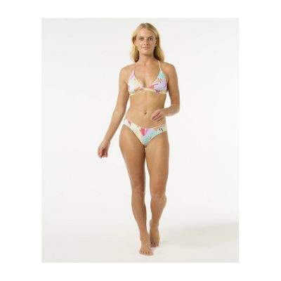 4. Majtki kąpielowe RIP CURL Cala Vadella Cheeky Hipster turkusowe