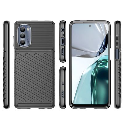 2. Thunder Case etui do Motorola Moto G62 5G silikonowy pancerny pokrowiec czarne