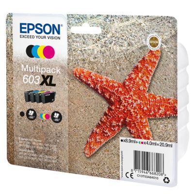 5. Epson Multipack 4-colours 603XL Ink