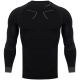 Koszulka termoaktywna Alpinus Tactical Base Layer czarno-szara M GT43219