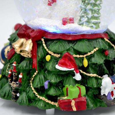 3. KULA ŚNIEŻNA LED Z MUZYKĄ 8 MELODII 16,5X13X12CM BAŁWAN