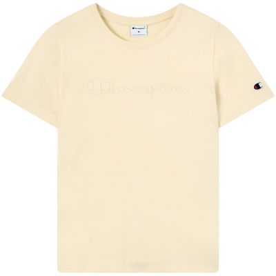 2. Koszulka damska Champion Short Sleeve żółta 119125 YS175