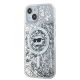 2. Etui Karl Lagerfeld Liquid Glitter Choupette Head MagSafe na iPhone 14 / 15 / 13 - przezroczyste