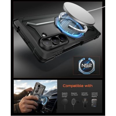 8. Etui Supcase UB Grip Mag MagSafe 2-Set na Samsung Galaxy Z Fold 8 - czarne