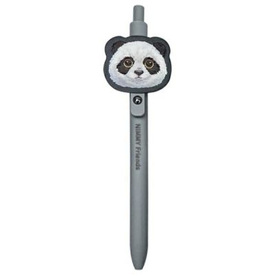 3. Zestaw Nimmy Big Eyed Pet 2.0 Panda 2w1 notatnik + długopis - czarny