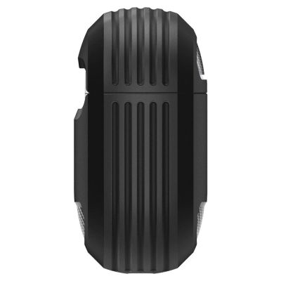 5. Etui Spigen Rugged Armor na AirPods 4 - czarne