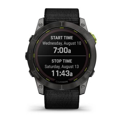 6. Zegarek sportowy Garmin Enduro 2 Solar Black Carbon Gray DLC Ti Ultrafit Band 010-02754-01