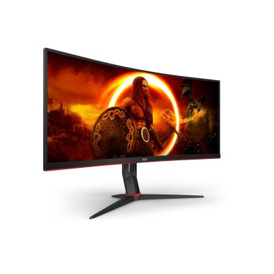 4. Monitor AOC 34"/ CU34G2XP BK 2xHDMI 2xDP 5xUSB