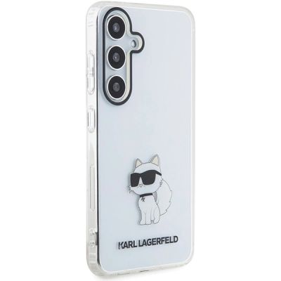 4. Etui Karl Lagerfeld IML Choupette na Samsung Galaxy S24 - przezroczyste