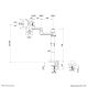16. Neomounts DS60-425BL1 uchwyt / stojak do monitorów 68,6 cm (27") Biurko Czarny