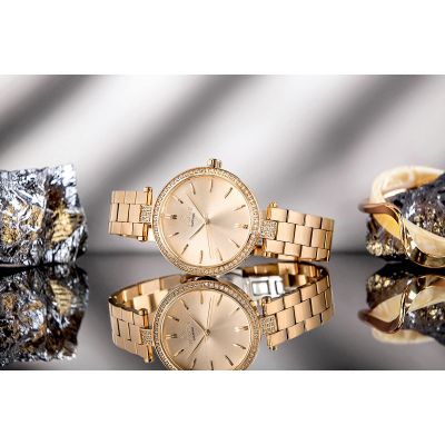 6. Zegarek Damski Giewont Sapphire Różowe Złoto GW9890-B3