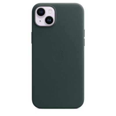 3. Skórzane etui Apple z MagSafe Forest Green, do iPhone 14 Plus