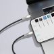 9. Kabel Baseus Cafule Series Metal Data USB-C / Lightning 20W PD 1 m - czarny