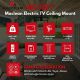 21. MACLEAN UCHWYT ELEKTRYCZNY DO TV, SUFITOWY, OBSŁUGA TUYA, MAX. VESA 800X400, DLA TV 43-86", MAX. 55KG MC-176 T