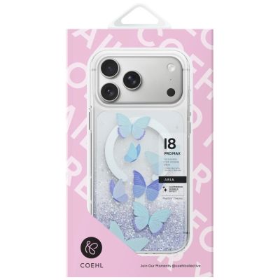 4. Etui UNIQ Coehl Aria Magnetic Charging na iPhone 18 Pro Max / 17 Pro Max - niebieskie