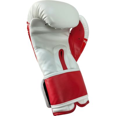 17. Rękawice bokserskie RPU-FOLK 12 oz białe-czerwone
