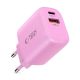 2. Ładowarka sieciowa Tech-Protect NCA30 PD 30W QC3.0 USB-A / USB-C - różowa